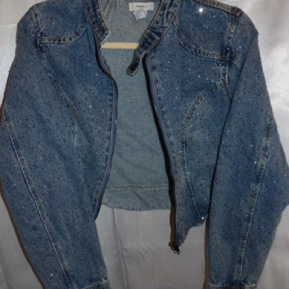 Denim Sparkle Jacket